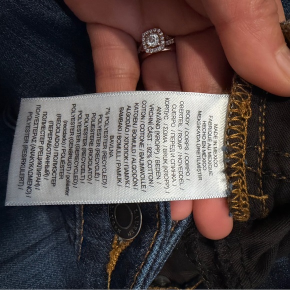 Lauren Ralph Lauren Dark Blue Straight Leg Jeans - Picture 16 of 16